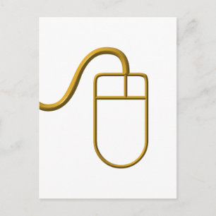 Computer Mouse Postkarte