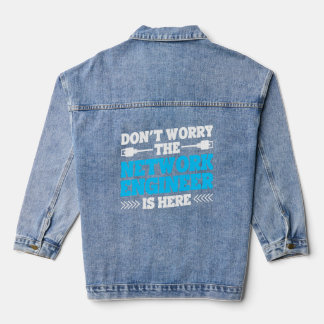 Computer-Netzwerk-Engineering-Netzwerkingenieur 6 Jeansjacke