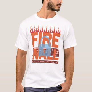 Computer-Netzwerk-Firewalls in Grafiken T-Shirt