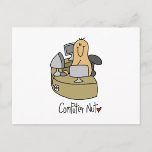 Computer-Nuss-T-Shirts und Geschenke Postkarte
