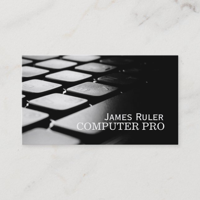 Computer PC Electronics Repair Business Card Visitenkarte (Vorderseite)