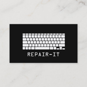 Computer PC Electronics Repair Business Card Visitenkarte