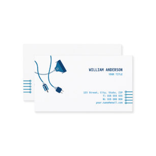 Computer-Reparatur-Techniker-Visitenkarte Visitenkarte