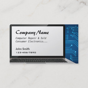 Computer-Reparatur verkaufte Geschäfts-Karten für Visitenkarte
