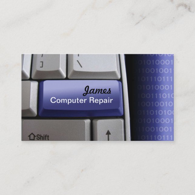 Computer-Reparatur-Visitenkarten Visitenkarte (Vorderseite)