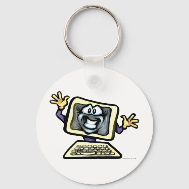 Computer Schlüsselanhänger (Vorderseite)