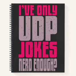 Computer Science Programmer udp Joke Notizbuch