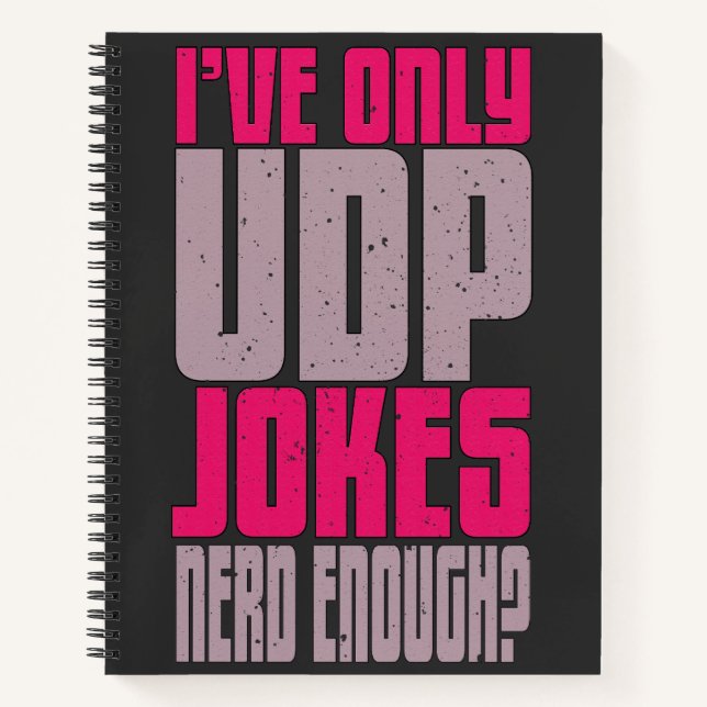 Computer Science Programmer udp Joke Notizbuch (Vorderseite)