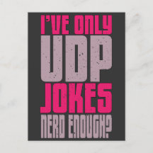 Computer Science Programmer udp Joke