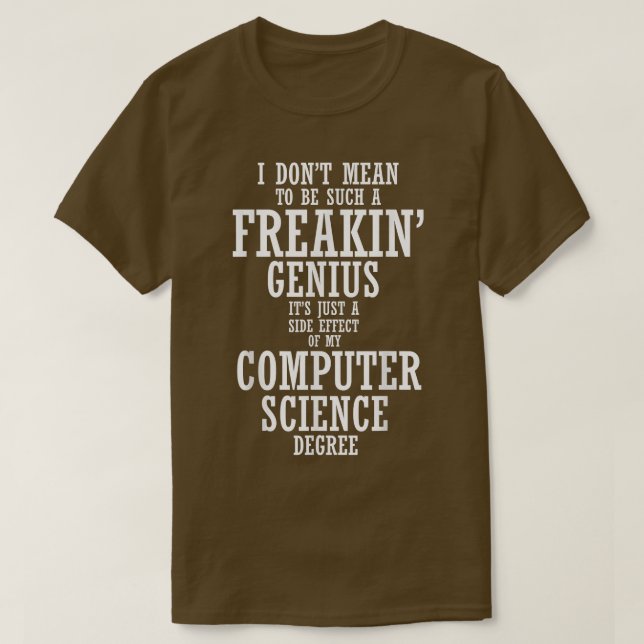Computer Science Proud Senior Class Abschluss 202 T-Shirt (Design vorne)