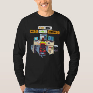 Computer Science Python Coder essen Code Sleep Spa T-Shirt