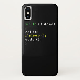 Computer Science Python Programmierer essen Code S Case-Mate iPhone Hülle