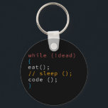 Computer Science Python Programmierer essen Code S Schlüsselanhänger<br><div class="desc">Computer Science Python Programmierer essen Code Sleep</div>