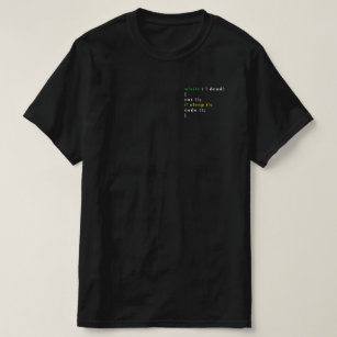 Computer Science Python Programmierer essen Code S T-Shirt
