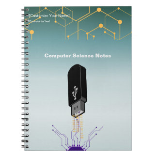 Computer Science Spiral Photo Notebook Notizblock