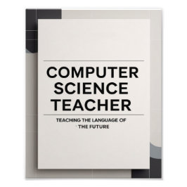 Computer Science Teacher Fotodruck