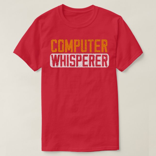 Computer Science Whisperer Funny Coding Programmer T-Shirt (Design vorne)
