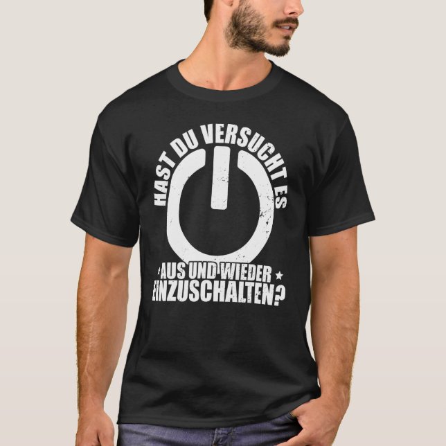 Computer Scientist Admin IT Technician Network Pro T-Shirt (Vorderseite)