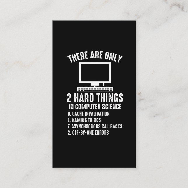 Computer-Software-Programmierer-Programmierer Visitenkarte (Vorderseite)