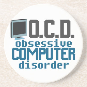 Computer-Süchtiger Getränkeuntersetzer