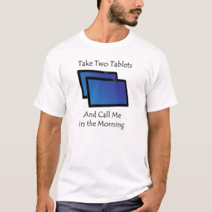 Computer Tabletten - Nehmen Sie zwei T-Shirt