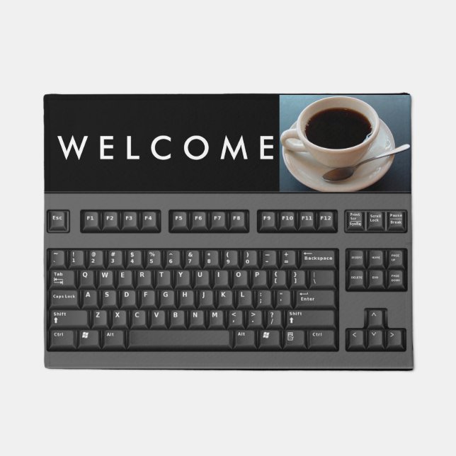 Computer-Tastatur-Fußmatte Fußmatte (Vorderseite)