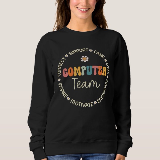 Computer Team Appreciation Week Back to School Sweatshirt (Vorderseite)