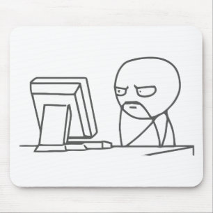 Computer-Typ Meme - Mousepad
