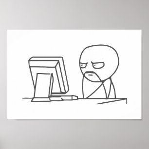 Computer Typ Meme  - Poster