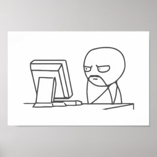 Computer Typ Meme ‏ - Poster