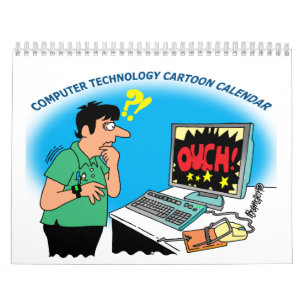 COMPUTER-UND TECHNOLOGIE-CARTOON-KALENDER KALENDER
