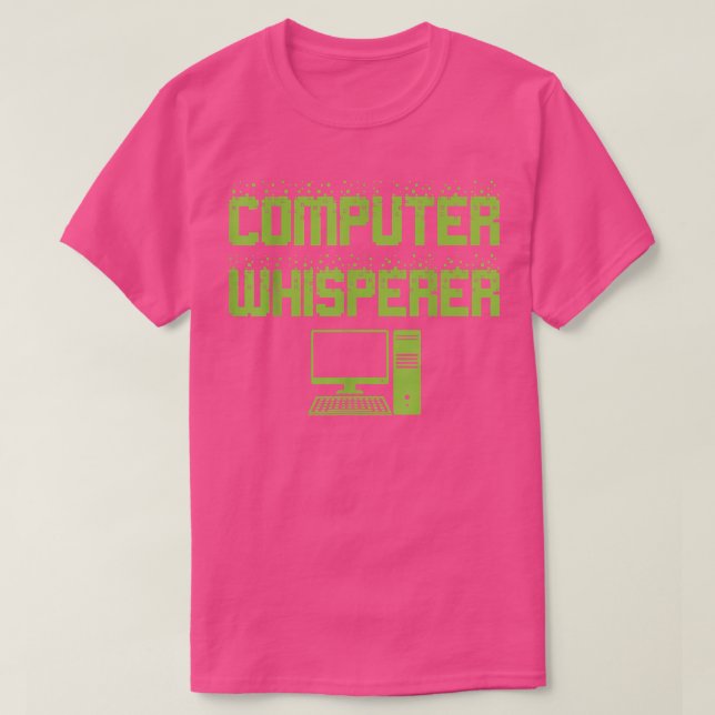 Computer Whisperer Computer Science Programming Co T-Shirt (Design vorne)