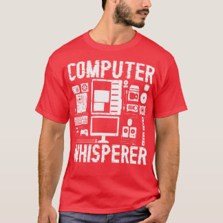 Computer Whisperer Tech unterstützt Programmierer- T-Shirt
