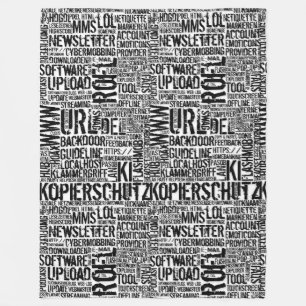Computer-Wörterbuch... Fleecedecke