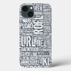 Computer-Wörterbuch monochrom Case-Mate iPhone Hülle