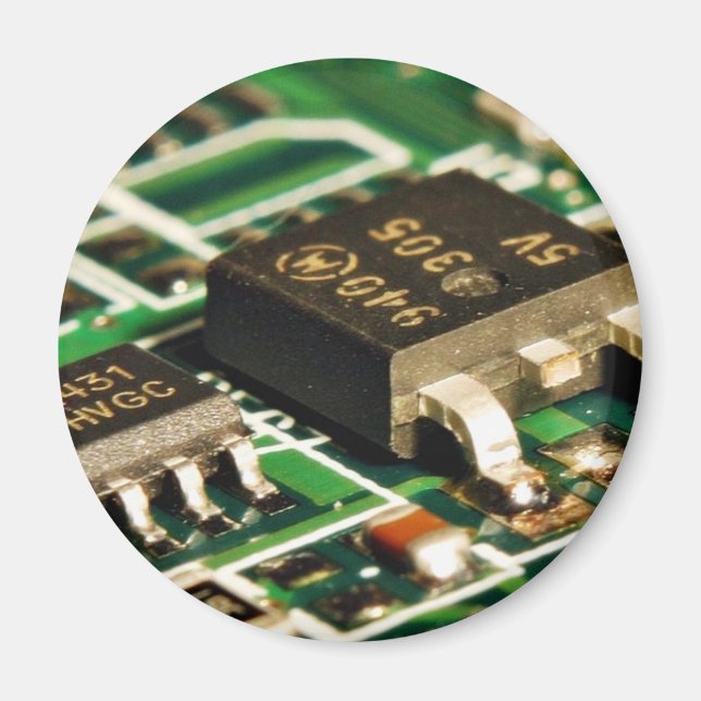 Computerchipschaltungen Magnet (Vorne)