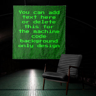 Computercode - Ihr benutzerdefinierter, lustiger P Wandteppich