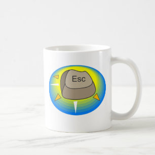 Computerentweichenknopf Tasse
