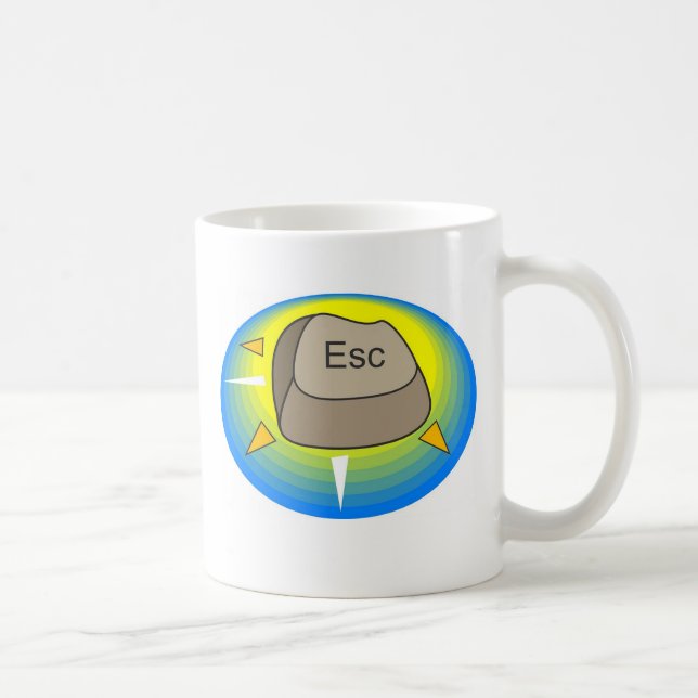 Computerentweichenknopf Tasse (Rechts)