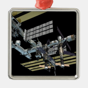 Computererzeugte Ansicht 15 Silbernes Ornament