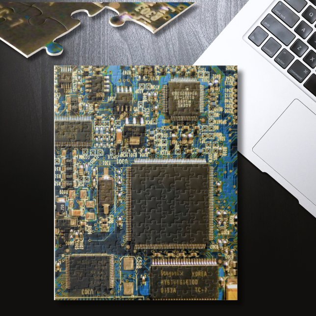 Computerfestplatte - Blau Puzzle (Von Creator hochgeladen)