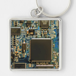 Computerfestplatte - Blau Schlüsselanhänger