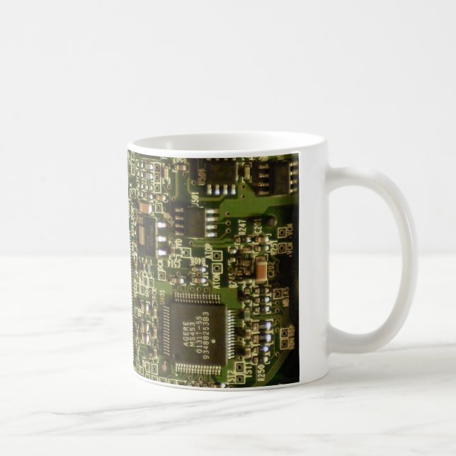 Computerfestplattenplatine - Grün Tasse (Rechts)
