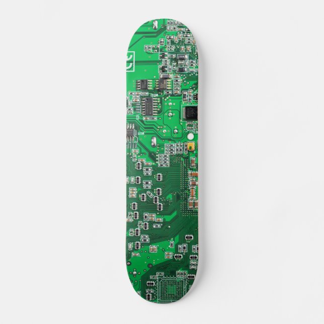 Computergehäuse - grün skateboard (Vorderseite)