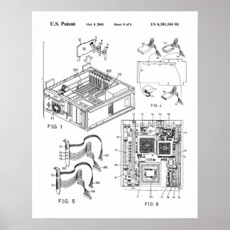 Computergehäuse Poster