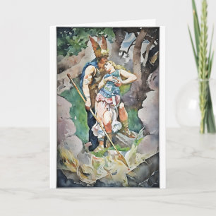 Computergemälde Wikinger Opernkarte Karte