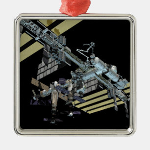 Computergenerierte Ansicht 12 Silbernes Ornament