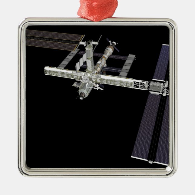 Computergenerierte Ansicht 16 Silbernes Ornament (Vorne)