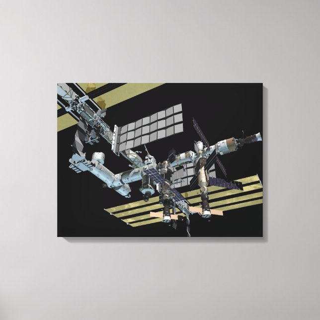 Computergenerierte Ansicht 17 Leinwanddruck (Vorderseite)