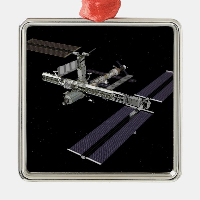 Computergenerierte Ansicht 18 Silbernes Ornament (Vorne)